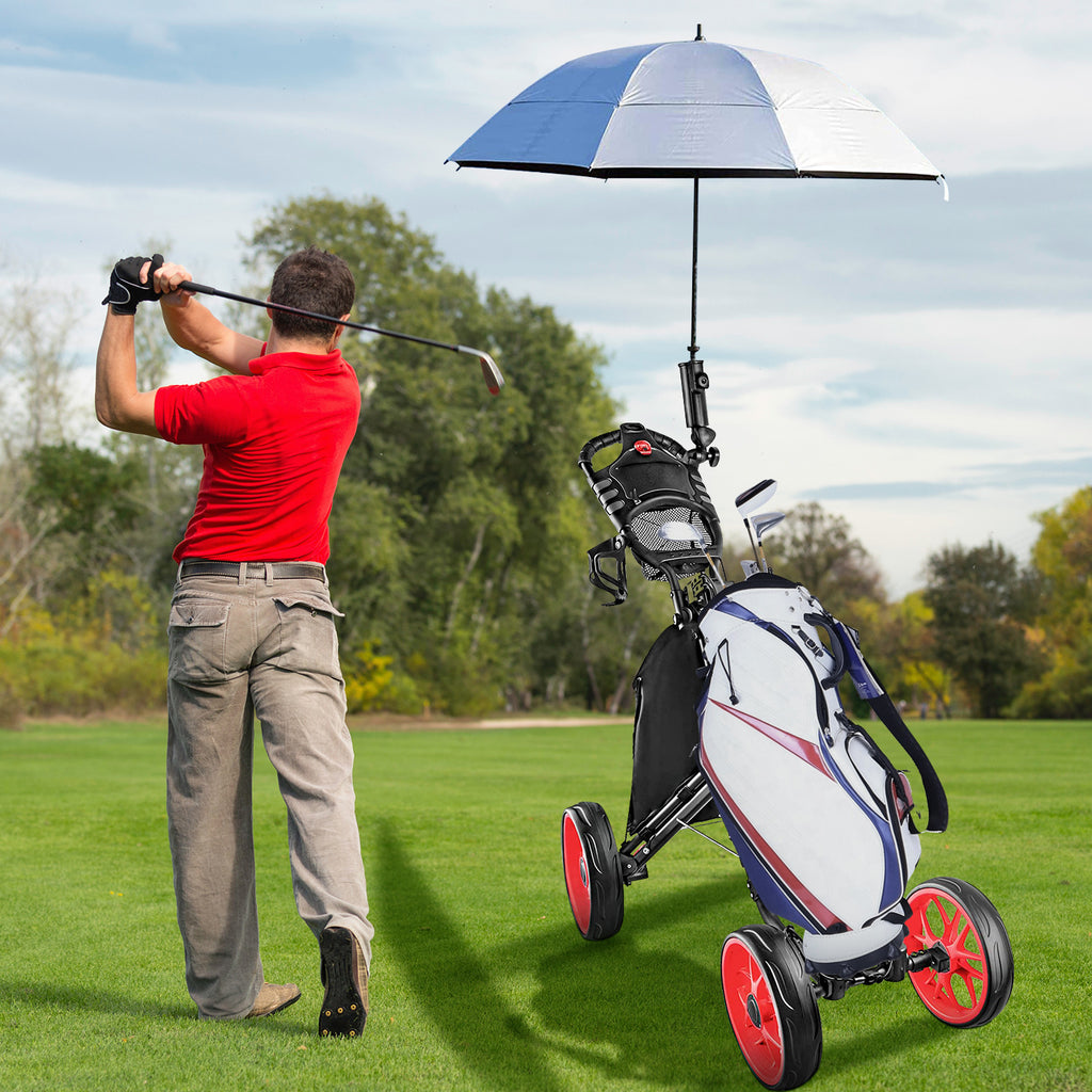 Foldable 4 Wheels Premium Golf Trolley